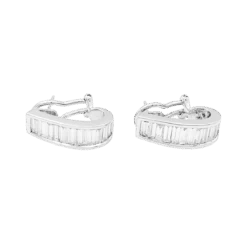 Miller Boucles D'oreilles Clips En Or Blanc Et Diamants -Castafiore Boutique boucles doreilles clips en or blanc et diamants 8922816