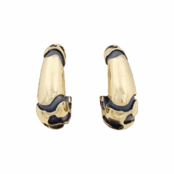 Miller Boucles D'oreilles Clips En Or Jaune Et Bronze -Castafiore Boutique boucles doreilles clips en or jaune et bronze 348868