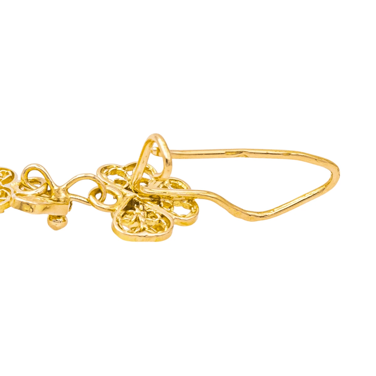 Boucles D'oreilles Clips En Or Rose 5 Boucles D'oreilles Clips En Or Rose – Image 5