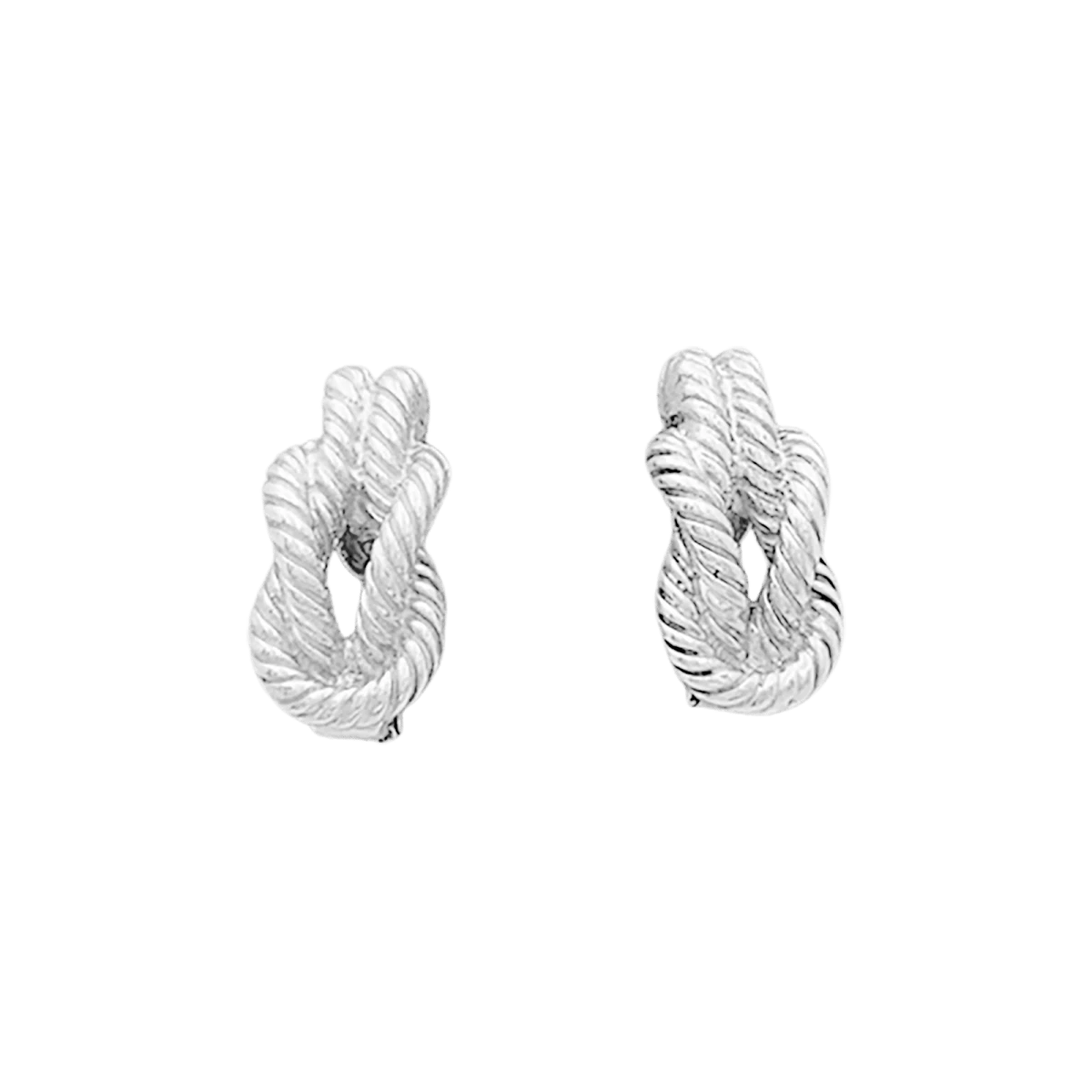 Miller Boucles D'oreilles Clips HERMÈS "Audierne" En Argent 1 Miller Boucles D'oreilles Clips HERMÈS "Audierne" En Argent