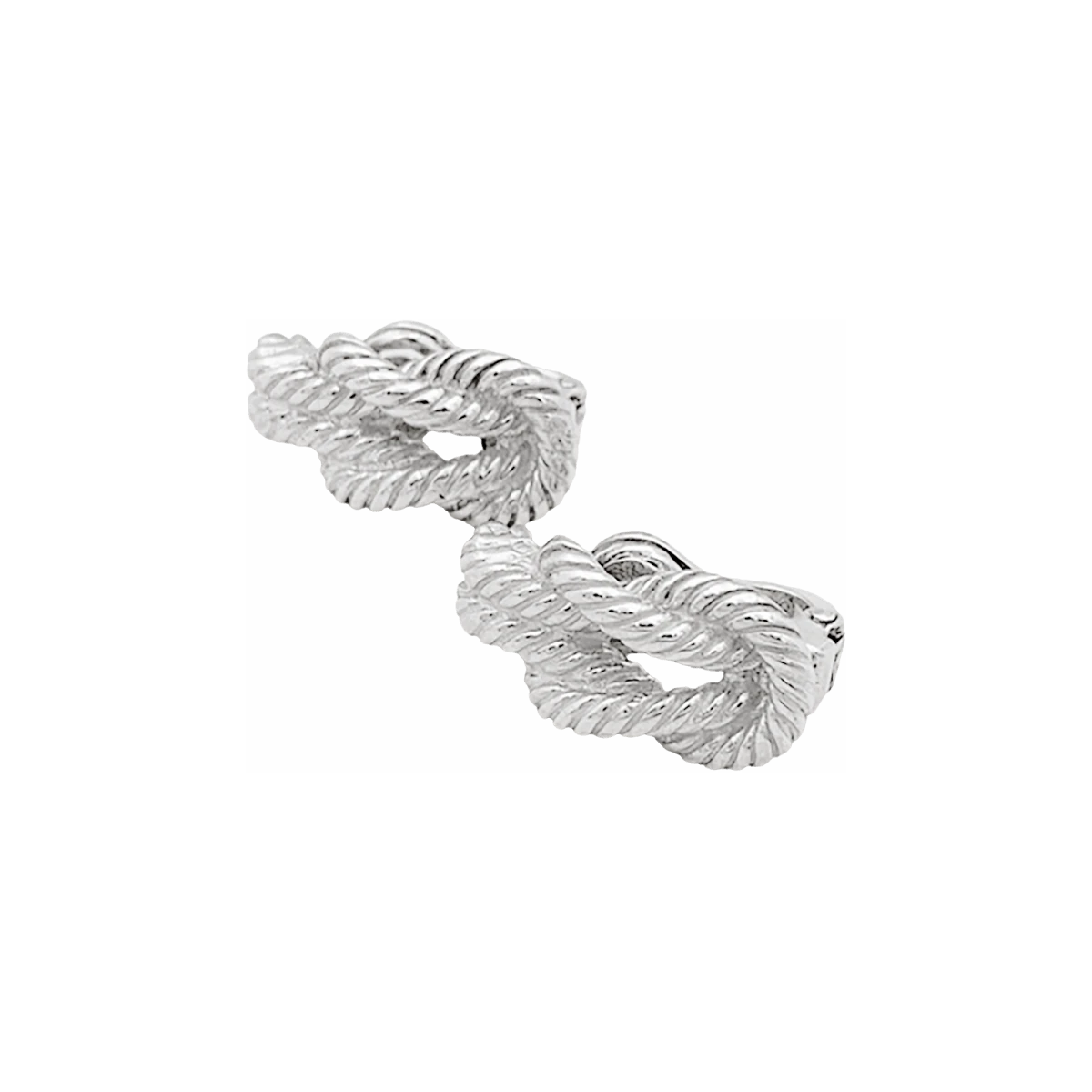 Miller Boucles D'oreilles Clips HERMÈS "Audierne" En Argent 3 Miller Boucles D'oreilles Clips HERMÈS "Audierne" En Argent – Image 3