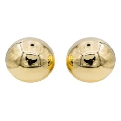 Boucles D'oreilles Clips Or Jaune