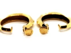 Boucles D'oreilles Créoles à Clip En Or Jaune 10 Boucles D'oreilles Créoles à Clip En Or Jaune -Castafiore Boutique boucles doreilles creoles a clip en or jaune 280047