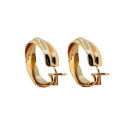 Boucles D'oreilles Créoles CARTIER "Trinity" En 3 Ors 10 Boucles D'oreilles Créoles CARTIER "Trinity" En 3 Ors -Castafiore Boutique boucles doreilles creoles cartier trinity en 3 ors 359625