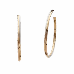 Miller Boucles D'oreilles Créoles CARTIER "Trinity" En Or Jaune, Or Blanc Et Or Rose