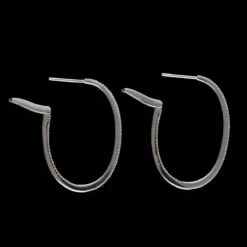 Boucles D'oreilles Créoles En Or Gris Et Diamants 7 Boucles D'oreilles Créoles En Or Gris Et Diamants -Castafiore Boutique boucles doreilles creoles en or gris 18k diamants brillants 029 cts g vs 511426