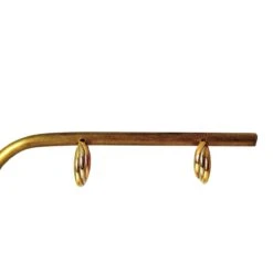 Boucles D'oreilles Créoles En Or Jaune, Or Rose Et Or Blanc