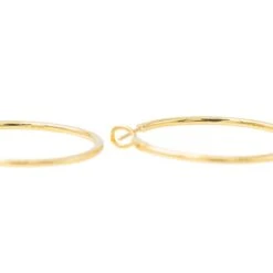 Boucles D'oreilles Créoles Or Jaune Diamant -Castafiore Boutique boucles doreilles creoles or jaune diamant 538043