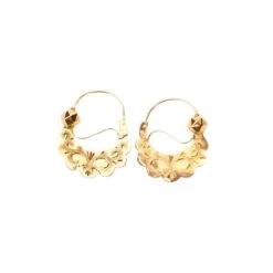 Boucles D'oreilles Créoles Savoyardes Trois Ors 7 Boucles D'oreilles Créoles Savoyardes Trois Ors -Castafiore Boutique boucles doreilles creoles savoyardes trois ors 513940