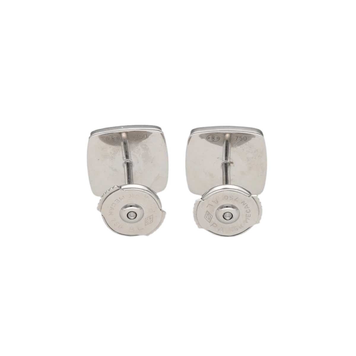 Boucles D’oreilles DINH VAN "Impression" En Or Gris Et Turquoises 4 Boucles D’oreilles DINH VAN "Impression" En Or Gris Et Turquoises – Image 4