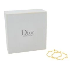 Boucles D'oreilles Créoles DIOR "Bois De Rose" En Or Jaune -Castafiore Boutique boucles doreilles dior bois de rose en or jaune 759950