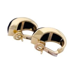 Miller Boucles D'oreilles Dormeuses BOUCHERON Vintage En Or Jaune Et Bois -Castafiore Boutique boucles doreilles dormeuses boucheron vintage en or jaune et bois 151097