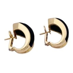 Miller Boucles D'oreilles Dormeuses BOUCHERON Vintage En Or Jaune Et Bois -Castafiore Boutique boucles doreilles dormeuses boucheron vintage en or jaune et bois 428840