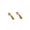 Osprey Boucles D'oreilles Dormeuses En Or Jaune Et En Perles