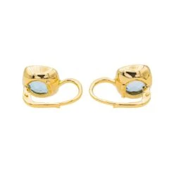 Boucles D'oreilles Dormeuses Or Jaune Topaze Birolette -Castafiore Boutique boucles doreilles dormeuses or jaune topaze birolette 848750