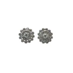 Boucles D'oreilles En Or 18 Carats Avec Diamants Naturels Ct 4.50