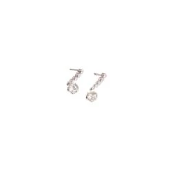 Osprey Boucles D'oreilles En Or Blanc, Platine Et Diamants