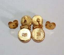 Boucles D'Oreilles En Or Grec 22 Carats -Castafiore Boutique boucles doreilles en or grec 22 carats 318594