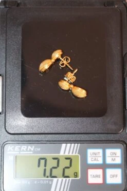 Boucles D'Oreilles En Or Grec 22 Carats -Castafiore Boutique boucles doreilles en or grec 22 carats 969896