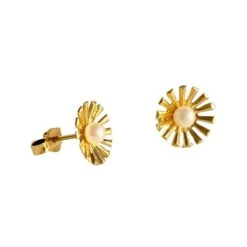Boucles D'oreilles En Or Jaune Et Perles 7 Boucles D'oreilles En Or Jaune Et Perles -Castafiore Boutique boucles doreilles en or jaune et perles 195277