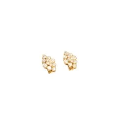 Boucles D'oreilles MAPPIN AND WEBB En Or Jaune Et Diamants