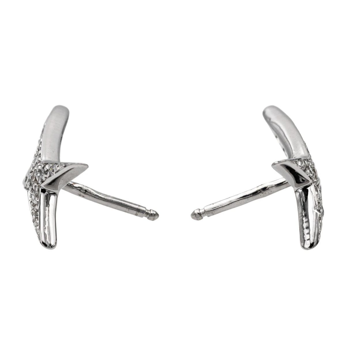 Boucles D'oreilles MAUBOUSSIN En Or Blanc Et Diamants 2 Boucles D'oreilles MAUBOUSSIN En Or Blanc Et Diamants – Image 2
