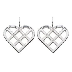 Boucles D'oreilles O.J. PERRIN En Or Blanc Et Diamant