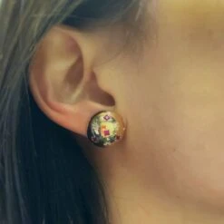 Boucles D'oreilles - Or, Diamants & Rubis -Castafiore Boutique boucles doreilles or diamants rubis 264405