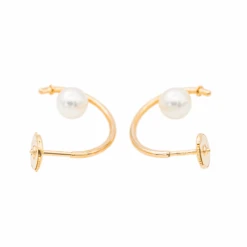 Boucles D'Oreilles Or Rose Avec Perles 12 Boucles D'Oreilles Or Rose Avec Perles -Castafiore Boutique boucles doreilles or rose avec perles 644923