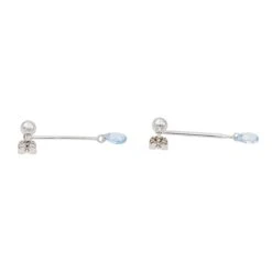Boucles D'oreilles Pendantes Aigue Marine En Or Blanc 750 11 Boucles D'oreilles Pendantes Aigue Marine En Or Blanc 750 -Castafiore Boutique boucles doreilles pendantes aigue marine en or blanc 750 282356