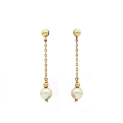 Boucles D'oreilles - Or & Perles