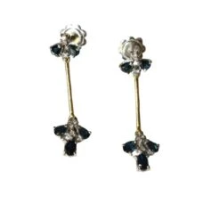 Boucles D'oreilles Pendantes En Or Jaune, Or Blanc Et Saphir 10 Boucles D'oreilles Pendantes En Or Jaune, Or Blanc Et Saphir -Castafiore Boutique boucles doreilles pendantes en or jaune or blanc et saphir 4088132