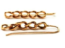 Boucles D'oreilles Pendantes Maille En Or Jaune 8 Boucles D'oreilles Pendantes Maille En Or Jaune -Castafiore Boutique boucles doreilles pendantes maille en or jaune 673637