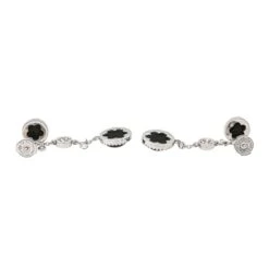 Boucles D'oreilles Pendantes SUSIE OTÉRO En Or Blanc, Onyx Et Diamants 12 Boucles D'oreilles Pendantes SUSIE OTÉRO En Or Blanc, Onyx Et Diamants -Castafiore Boutique boucles doreilles pendantes susie otero en or blanc onyx et diamants 722900