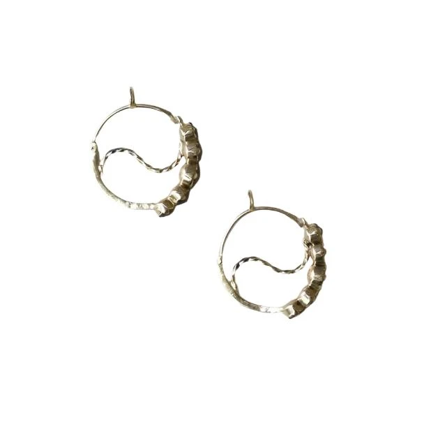 Boucles D'oreilles Poissardes, Grenats, Or Jaune 3 Boucles D'oreilles Poissardes, Grenats, Or Jaune – Image 3