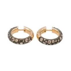 Boucles D'oreilles Pomellato Créoles Tango Or Rose Diamant Brun 10 Boucles D'oreilles Pomellato Créoles Tango Or Rose Diamant Brun -Castafiore Boutique boucles doreilles pomellato creoles tango or rose diamant brun 846172