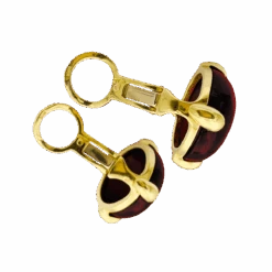 Miller Boucles D'oreilles Clips POMELLATO "Griffe" En Or Jaune Et Grenat 10 Miller Boucles D'oreilles Clips POMELLATO "Griffe" En Or Jaune Et Grenat -Castafiore Boutique boucles doreilles pomellato griffe grenat or jaune 839618