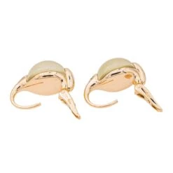 Boucles D'oreilles POMELLATO "Luna" En Or Rose Et Pierre De Lune -Castafiore Boutique boucles doreilles pomellato luna en or rose et pierre de lune 328872