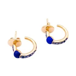 Miller Boucles D'oreilles POMELLATO "M'ama Non M'ama" En Or Rose, Saphirs Et Lapis-lazuli -Castafiore Boutique boucles doreilles pomellato mama non mama en or rose saphirs et lapis lazuli 268159