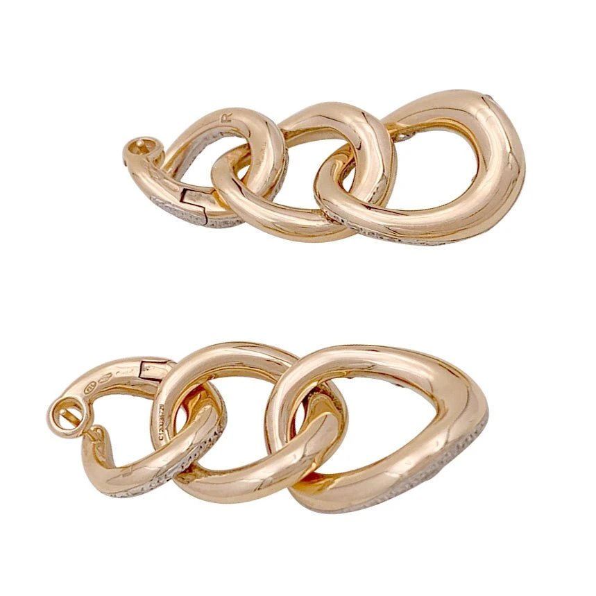 Miller Boucles D'oreilles POMELLATO "Tango" En Or Rose Et Diamants 6 Miller Boucles D'oreilles POMELLATO "Tango" En Or Rose Et Diamants – Image 6