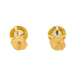 Boucles D'oreilles Puces En Or Jaune Et Diamant 11 Boucles D'oreilles Puces En Or Jaune Et Diamant -Castafiore Boutique boucles doreilles puces en or jaune et diamant 302092