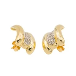 Boucles D'oreilles Puces Or Jaune Diamant 11 Boucles D'oreilles Puces Or Jaune Diamant -Castafiore Boutique boucles doreilles puces or jaune diamant 735353
