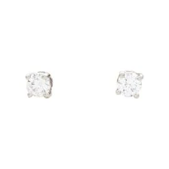 Miller Boucles D'oreilles Puces TIFFANY & CO. En Platine Et Diamants