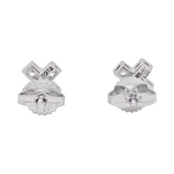 Miller Boucles D'oreilles TIFFANY & CO."Croix" En Platine Et Diamants -Castafiore Boutique boucles doreilles tiffany co croix en platine et diamants 940906