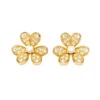 Boucles D’oreilles Van Cleef & Arpels Frivole En Or Jaune Et Diamants