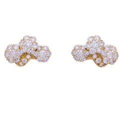Miller Boucles D'oreilles VAN CLEEF & ARPELS "Snowflake" En Or Jaune Et Diamants 9 Miller Boucles D'oreilles VAN CLEEF & ARPELS "Snowflake" En Or Jaune Et Diamants -Castafiore Boutique boucles doreilles van cleef arpels snowflake or jaune diamants 722971