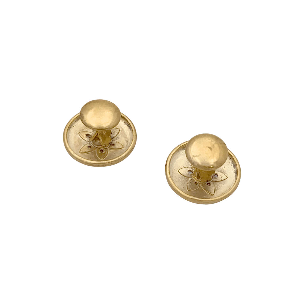 Miller Boutons De Col En Or Jaune, Saphir Et Diamants 3 Miller Boutons De Col En Or Jaune, Saphir Et Diamants – Image 3