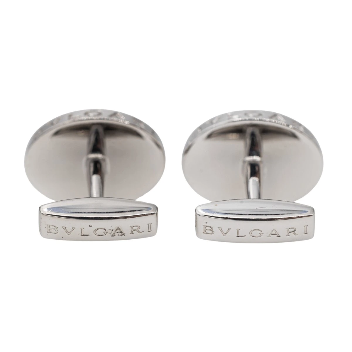 Boutons De Manchette BULGARI En Argent 3 Boutons De Manchette BULGARI En Argent – Image 3