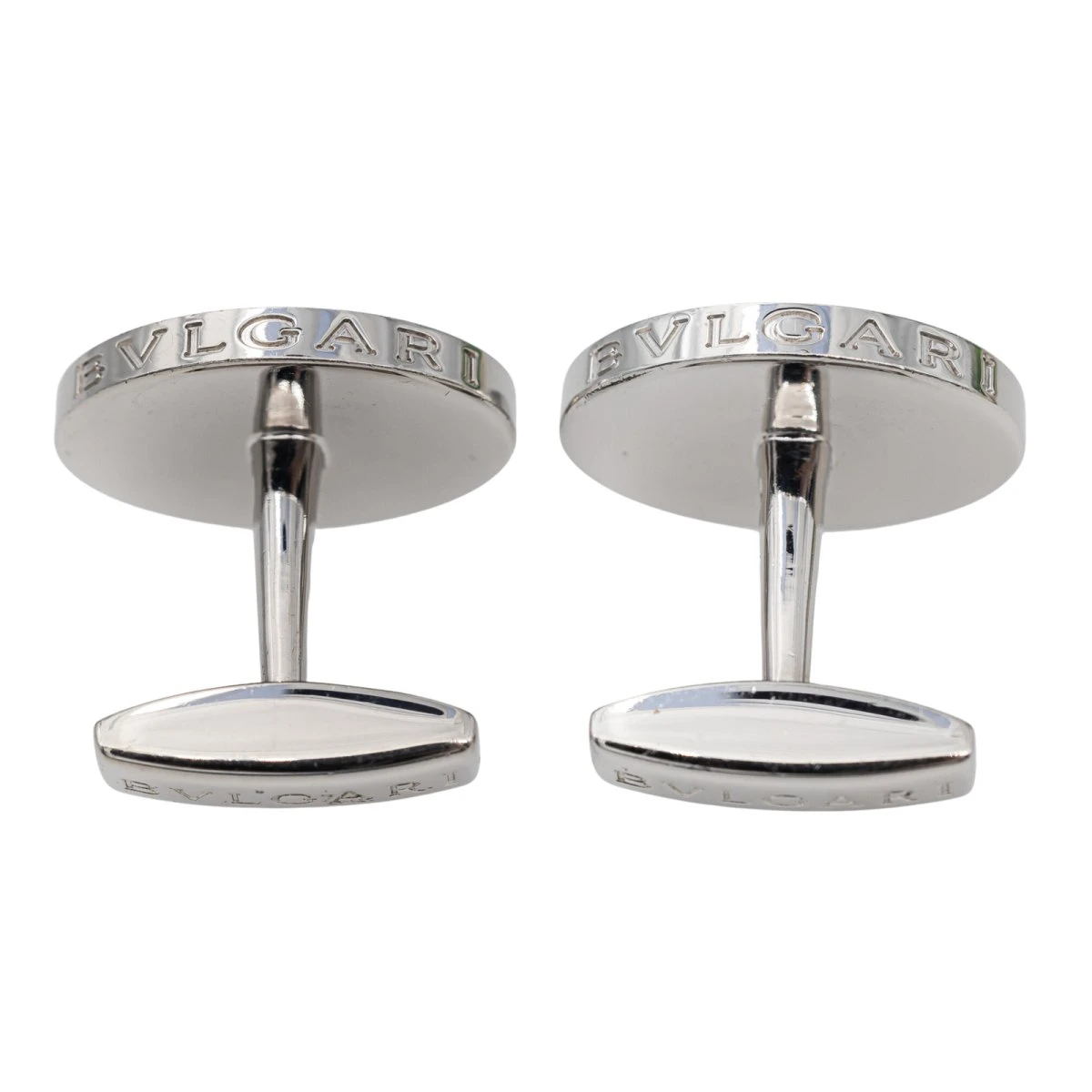 Boutons De Manchette BULGARI En Argent 4 Boutons De Manchette BULGARI En Argent – Image 4