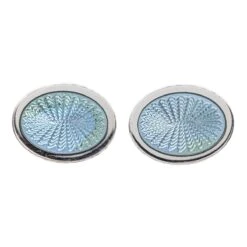 Boutons De Manchette BULGARI En Argent